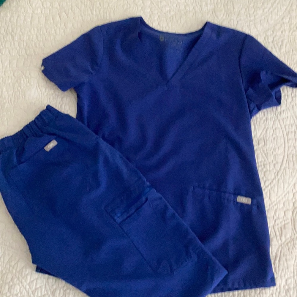 Figs limited edition color, deep royal blue.